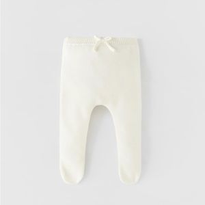 1-3 Knit Footed Leggings